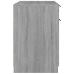 Skrivebord Grå Sonoma 100X50X75 Cm Konstruert Tre