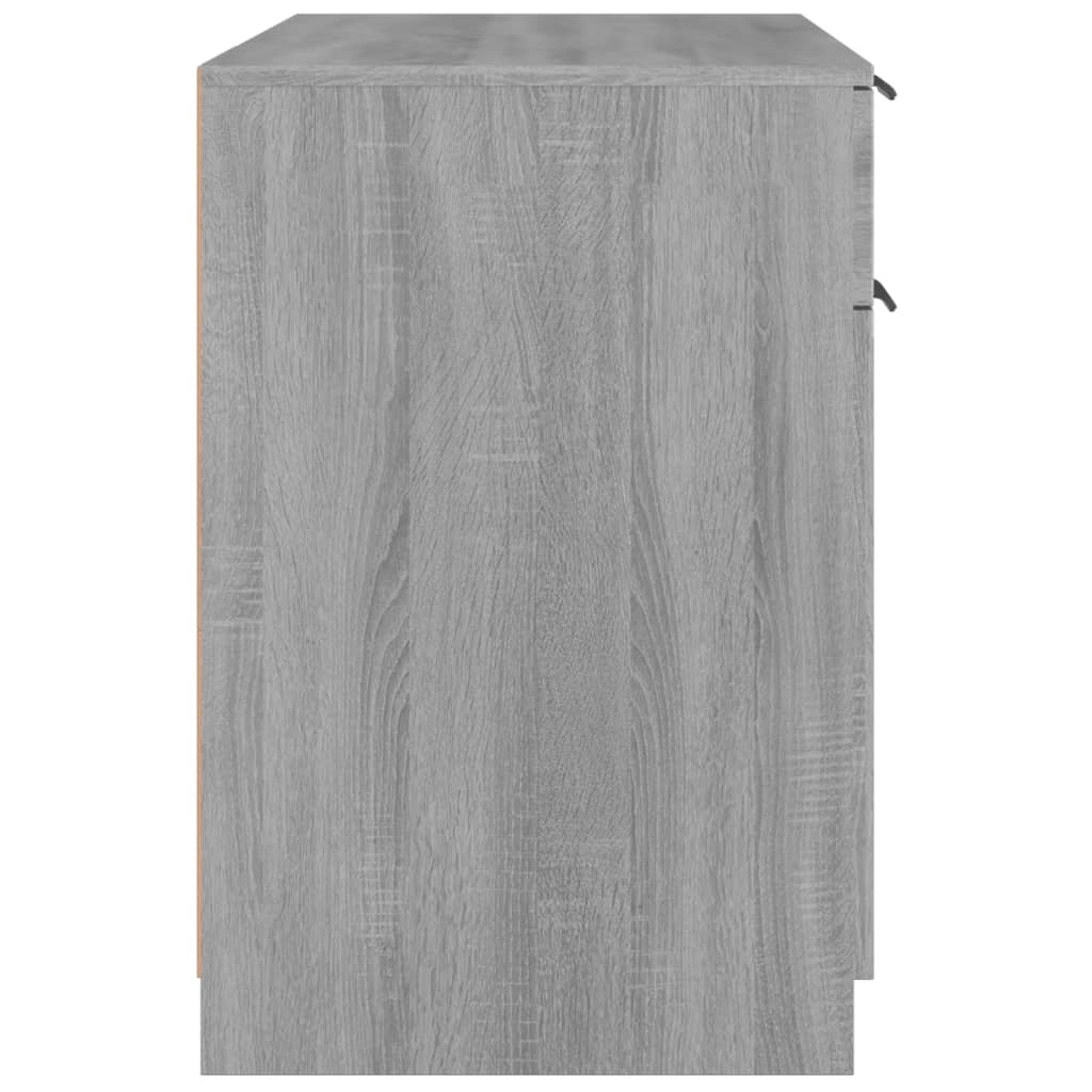 Skrivebord Grå Sonoma 100X50X75 Cm Konstruert Tre