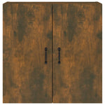Veggskap Røkt Eik 60X31X60 Cm Konstruert Tre