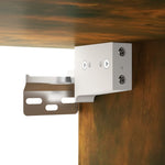 Speilskap Med Led Røkt Eik 91X15X76,5 Cm