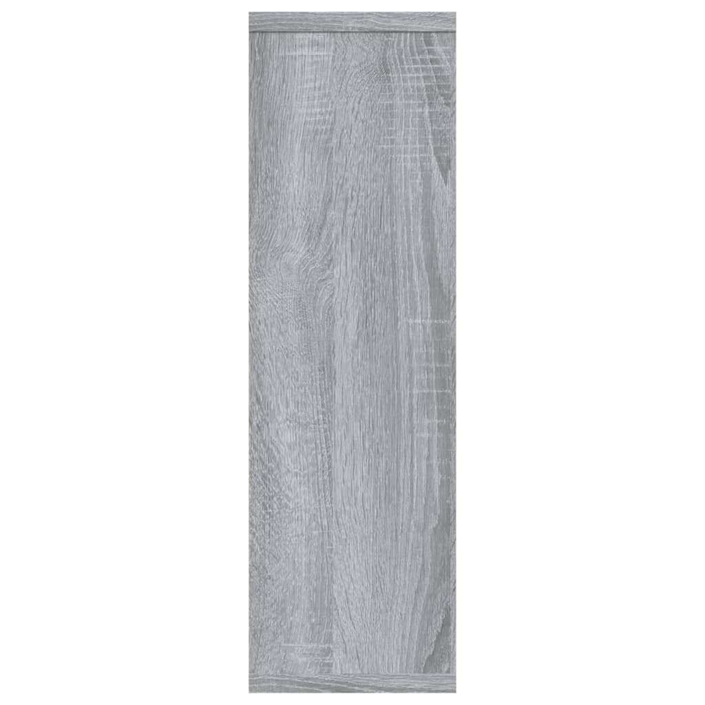 Vegghylle Grå Sonoma 85X16X52,5 Cm Konstruert Tre