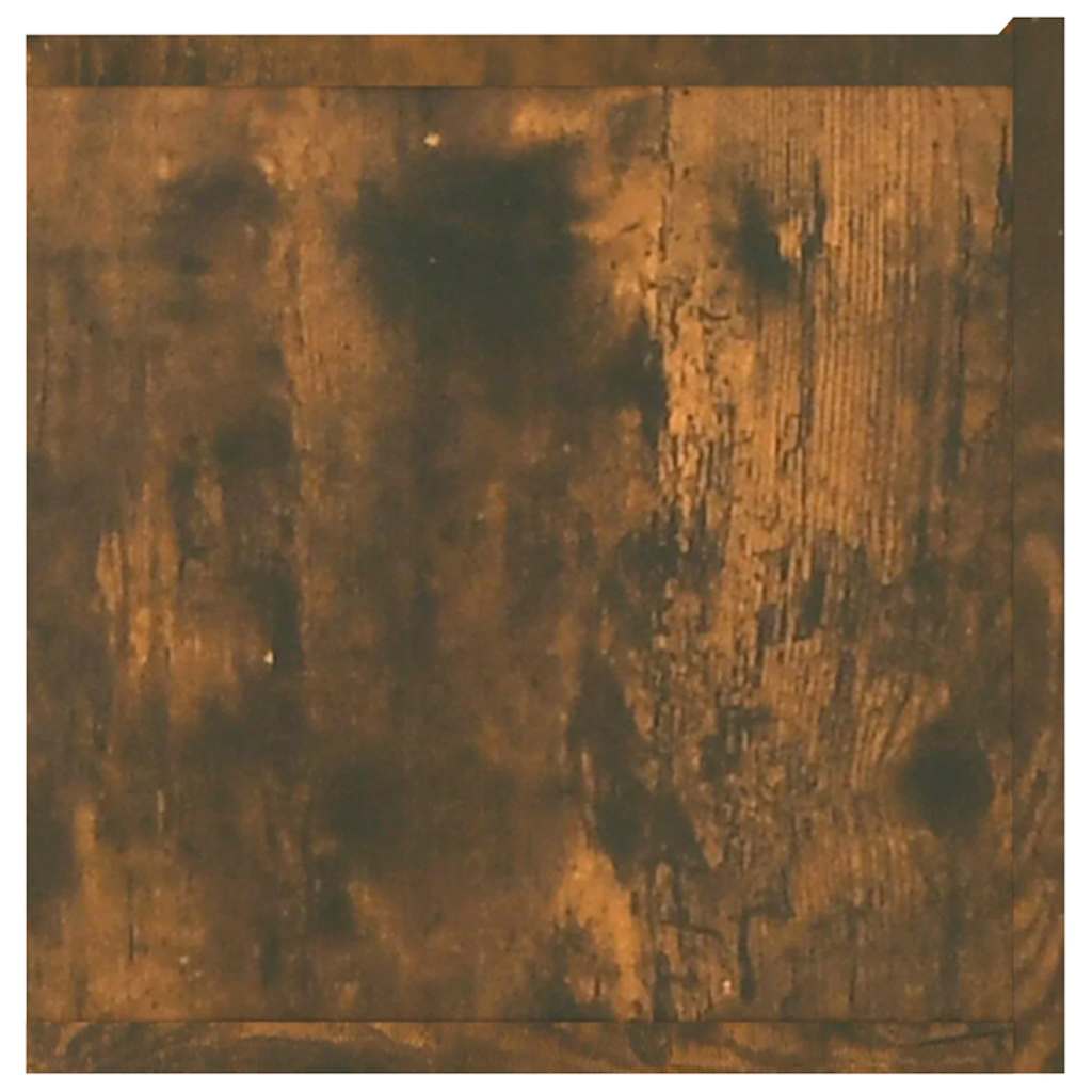 Tv-Benker 2 Stk Røkt Eik 80X30X30 Cm Konstruert Tre