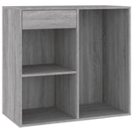 Sminkeskap Grå Sonoma 80X40X75 Cm Konstruert Tre