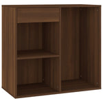 Sminkeskap Brun Eik 80X40X75 Cm Konstruert Tre