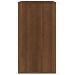 Sminkeskap Brun Eik 80X40X75 Cm Konstruert Tre