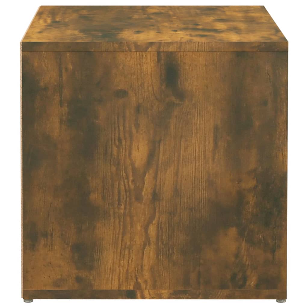 Oppbevaringsskap Røkt Eik 40,5X40X40 Cm Konstruert Tre