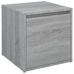 Oppbevaringsskap Grå Sonoma 40,5X40X40 Cm Konstruert Tre