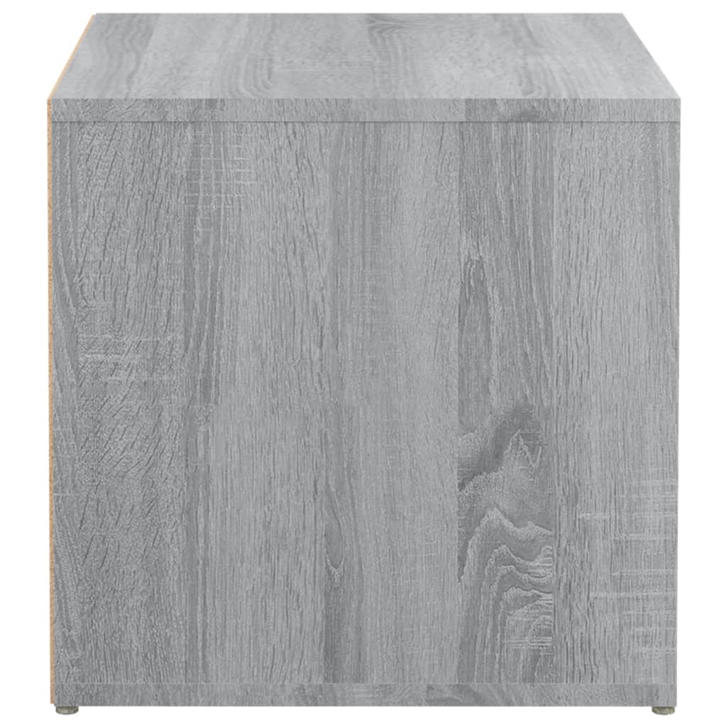 Oppbevaringsskap Grå Sonoma 40,5X40X40 Cm Konstruert Tre