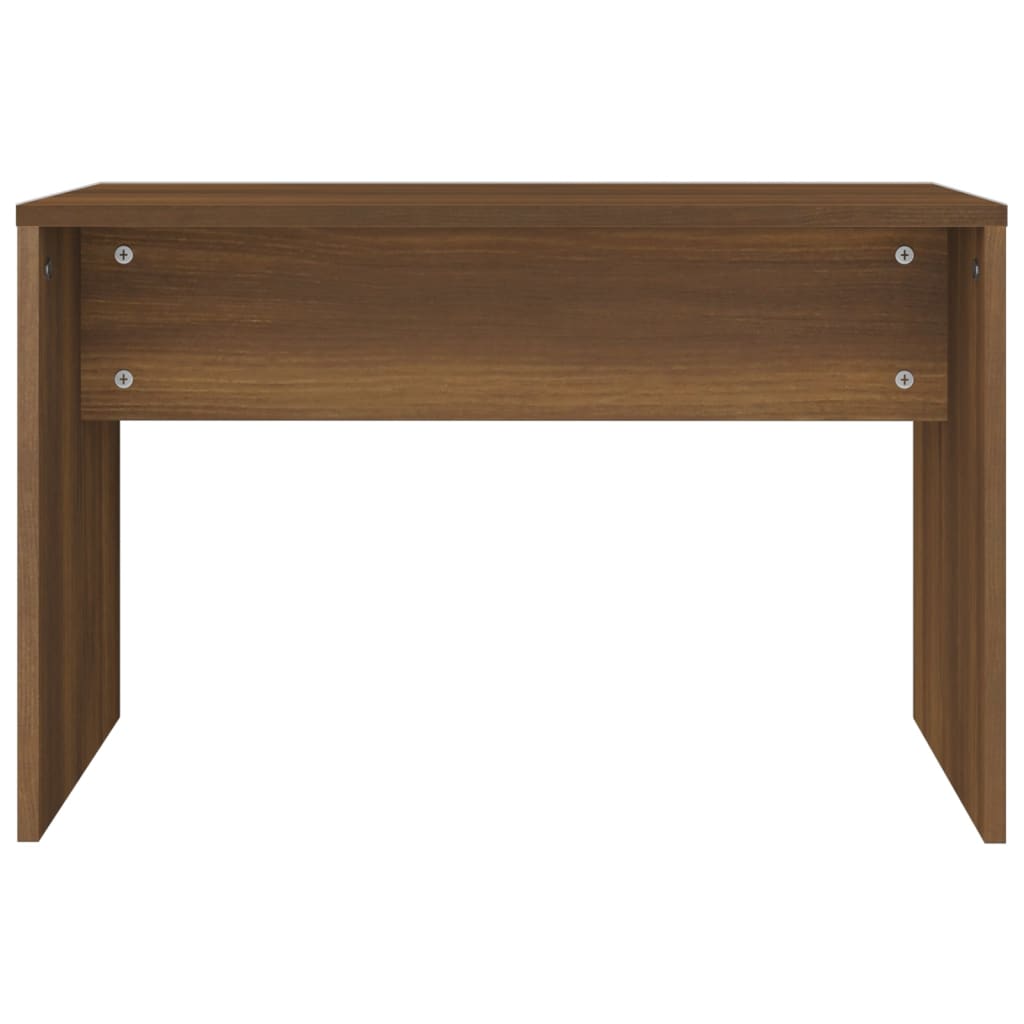 Krakk Til Sminkebord Brun Eik 70X35X45 Cm Konstruert Tre