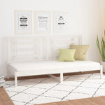 Dagseng Uten Madrass Hvit 80X200 Cm Heltre Furu