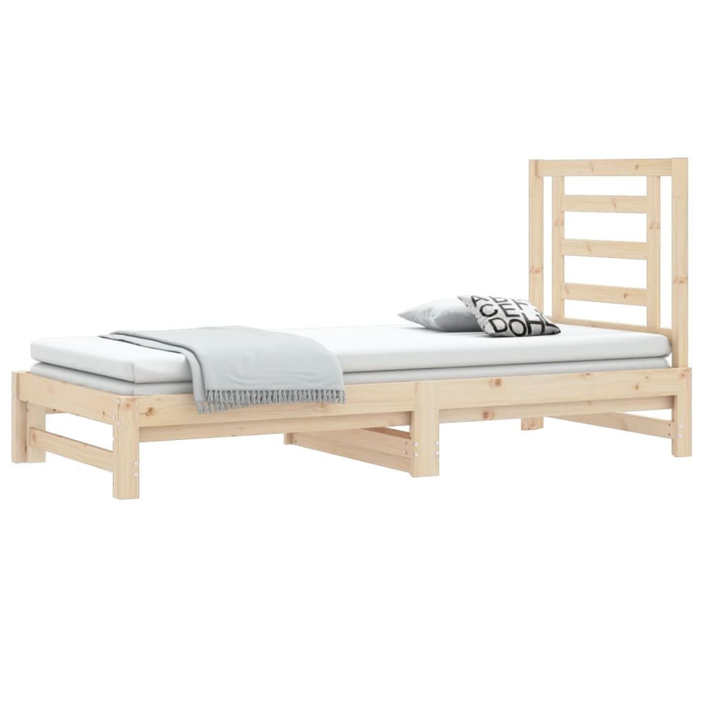 Uttrekkbar Dagseng 2X(90X190) Cm Heltre Furu