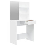 Sminkebordsett Hvit 74,5X40X141 Cm