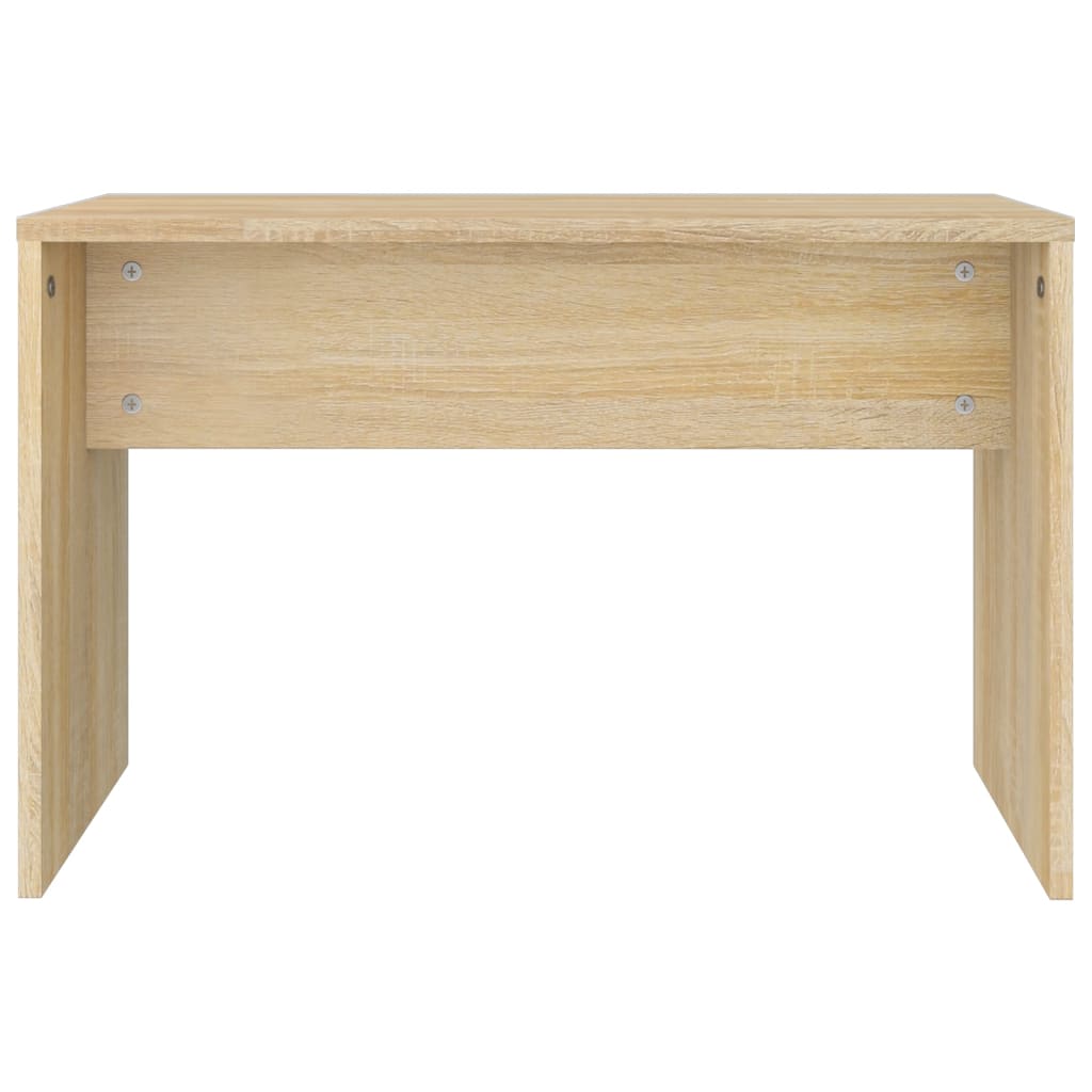 Sminkebordsett Sonoma Eik 74,5X40X141 Cm