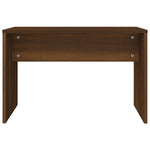 Sminkebordsett Brun Eik 74,5X40X141 Cm