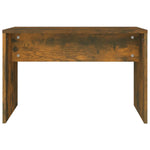 Sminkebordsett Røkt Eik 86,5X35X136 Cm