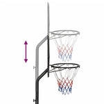 Basketballstativ Svart 282-352 Cm Polyeten