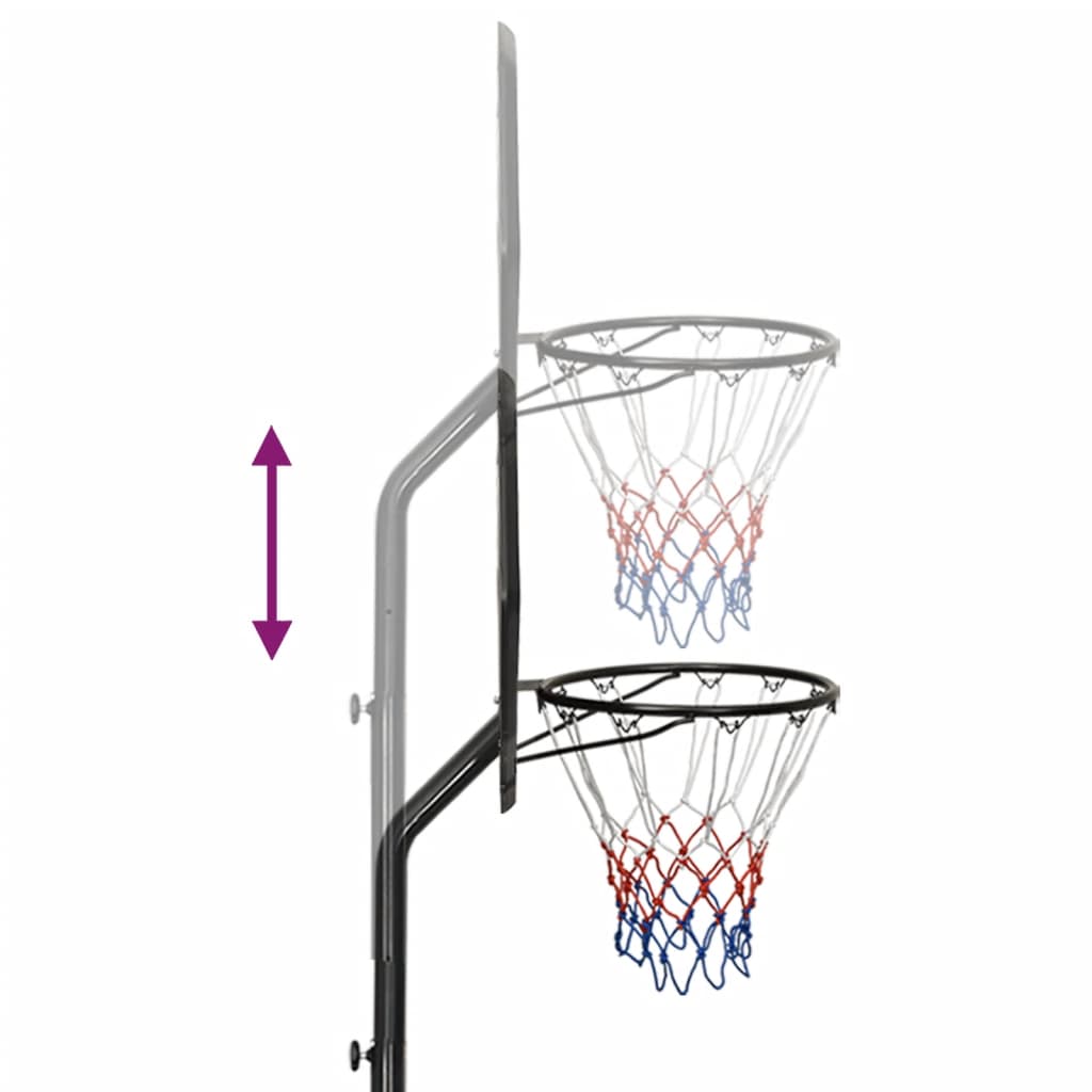Basketballstativ Svart 282-352 Cm Polyeten