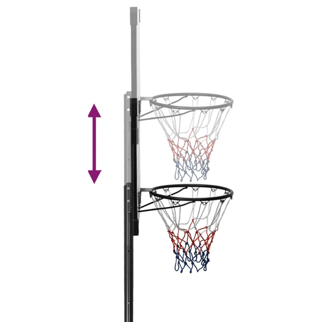 Basketballplate Gjennomsiktig 280-350 Cm Polykarbonat