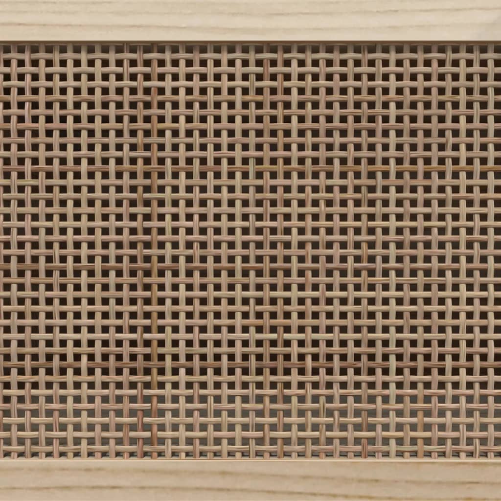 Tv-Benk Brun 80X30X40 Cm Heltre Furu Og Naturrotting