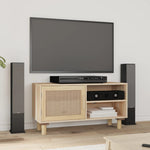 Tv-Benk Brun 80X30X40 Cm Heltre Furu Og Naturrotting