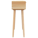 Konsollbord Brun 80X30X75 Cm Heltre Furu Og Naturrotting