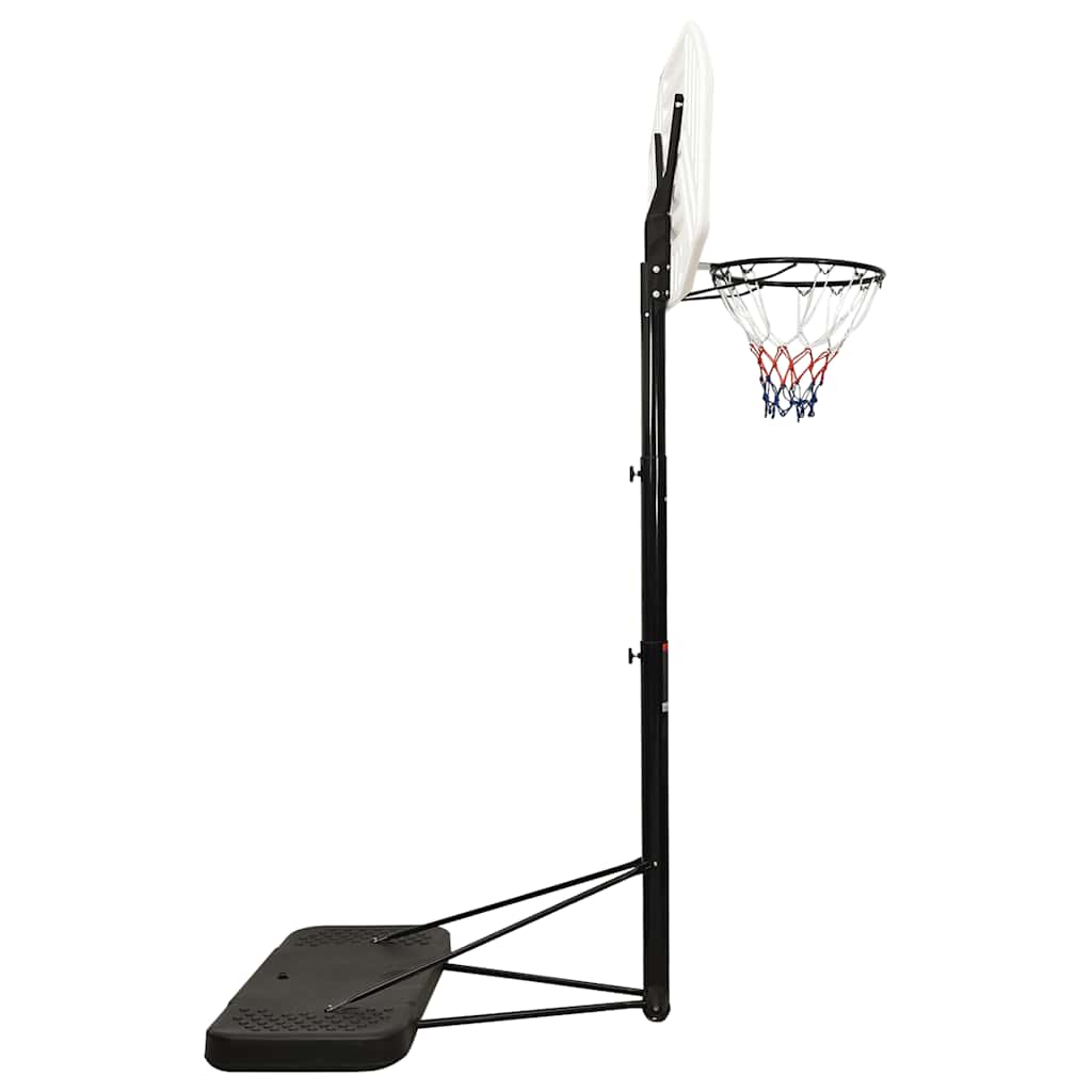 Basketballstativ Hvit 258-363 Cm Polyeten