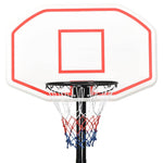 Basketballstativ Hvit 258-363 Cm Polyeten