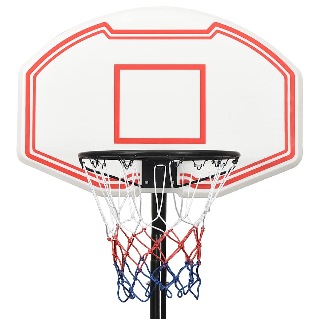 Basketballstativ Hvit 237-307 Cm Polyeten