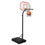 Basketballstativ Hvit 237-307 Cm Polyeten