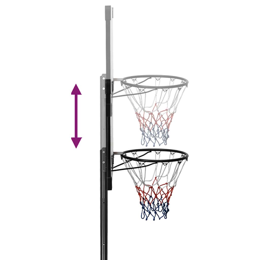 Basketballplate Gjennomsiktig 235-305 Cm Polykarbonat