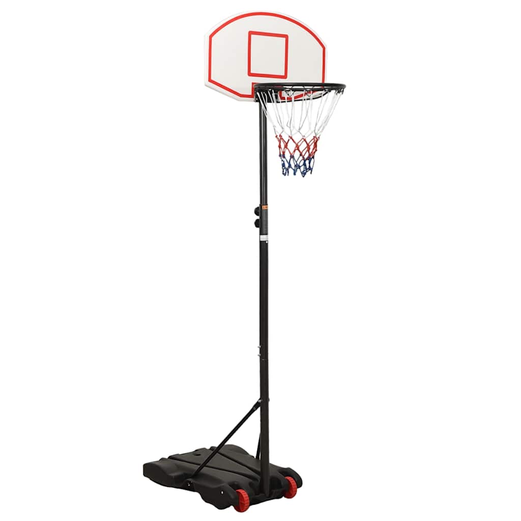 Basketballstativ Hvit 216-250 Cm Polyeten