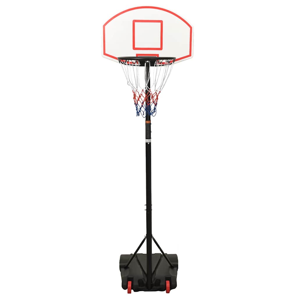 Basketballstativ Hvit 216-250 Cm Polyeten