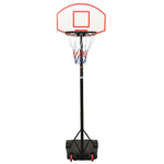 Basketballstativ Hvit 216-250 Cm Polyeten