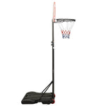 Basketballstativ Hvit 216-250 Cm Polyeten