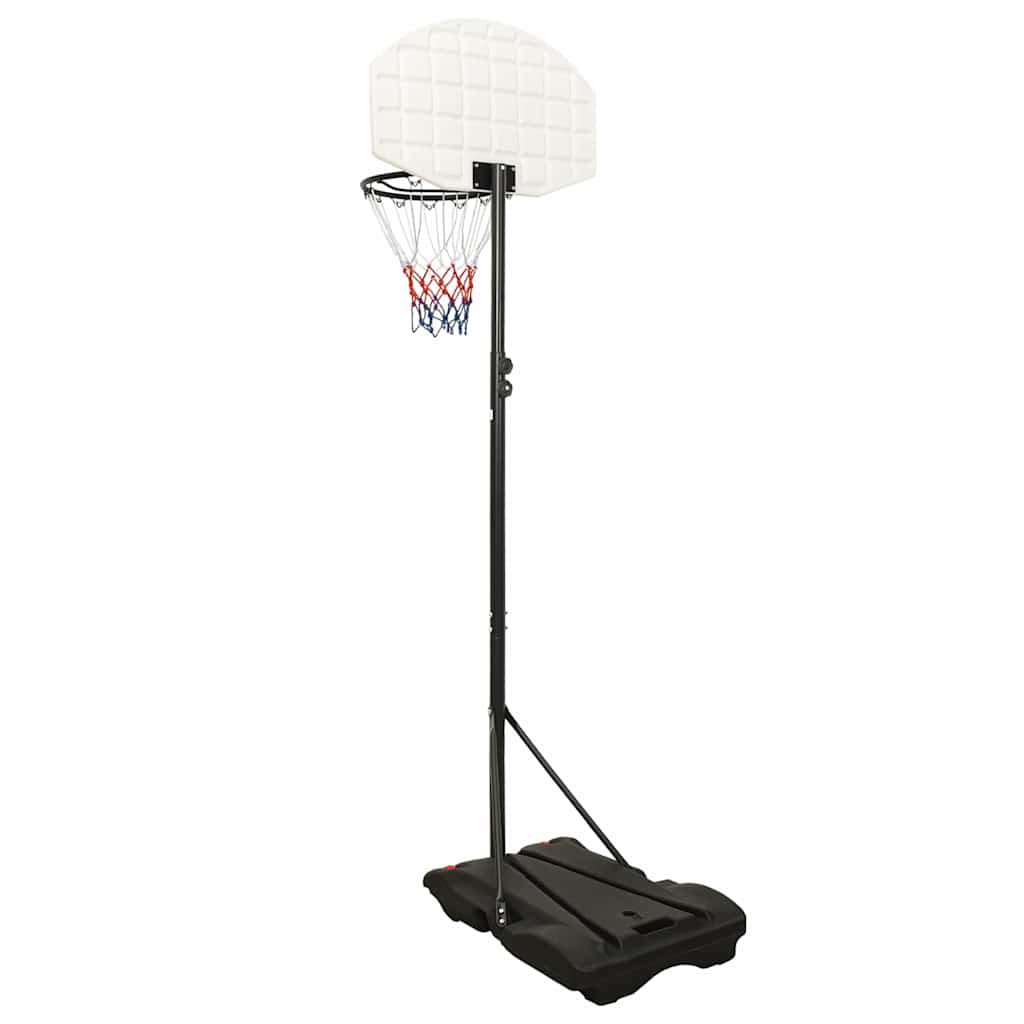 Basketballstativ Hvit 216-250 Cm Polyeten