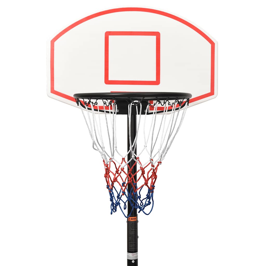 Basketballstativ Hvit 216-250 Cm Polyeten
