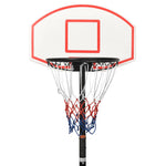 Basketballstativ Hvit 216-250 Cm Polyeten