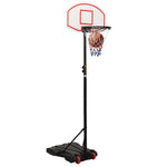 Basketballstativ Hvit 216-250 Cm Polyeten