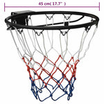 Basketballkurv Svart 45 Cm Stål