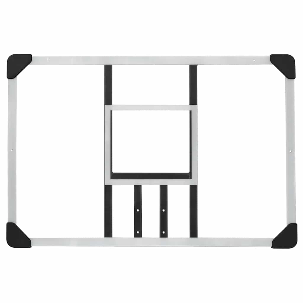 Basketballplate Gjennomsiktig 90X60X2,5 Cm Polyeten