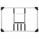 Basketballplate Gjennomsiktig 90X60X2,5 Cm Polyeten