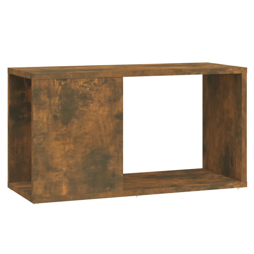 Tv-Benk Røkt Eik 60X24X32 Cm Konstruert Tre