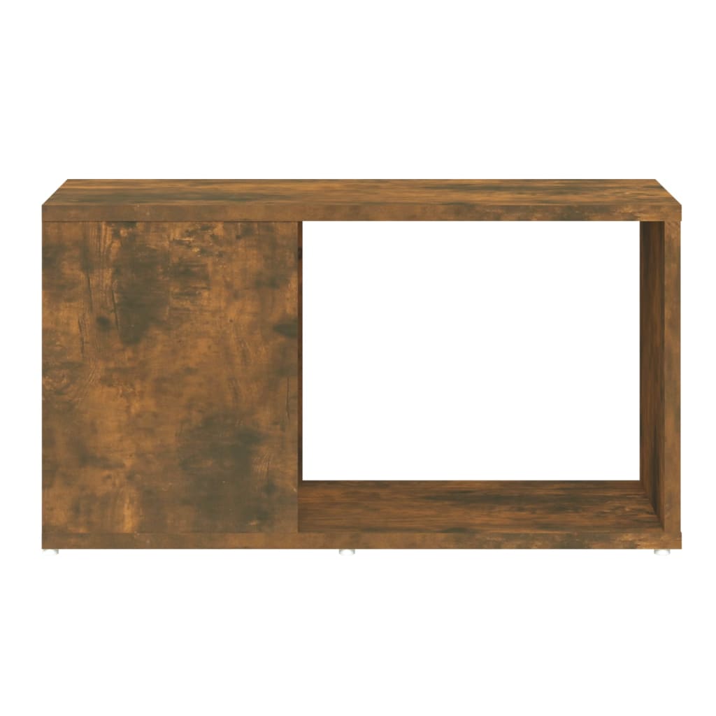 Tv-Benk Røkt Eik 60X24X32 Cm Konstruert Tre