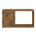 Tv-Benk Røkt Eik 60X24X32 Cm Konstruert Tre