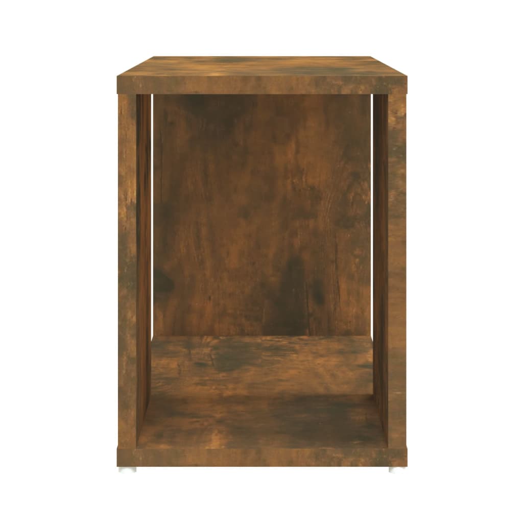 Tv-Benk Røkt Eik 60X24X32 Cm Konstruert Tre