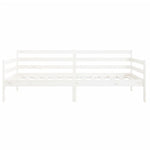 Dagseng Uten Madrass Hvit 90X190 Cm Heltre Furu