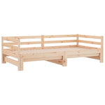 Uttrekkbar Dagseng Uten Madrass 90X190 Cm