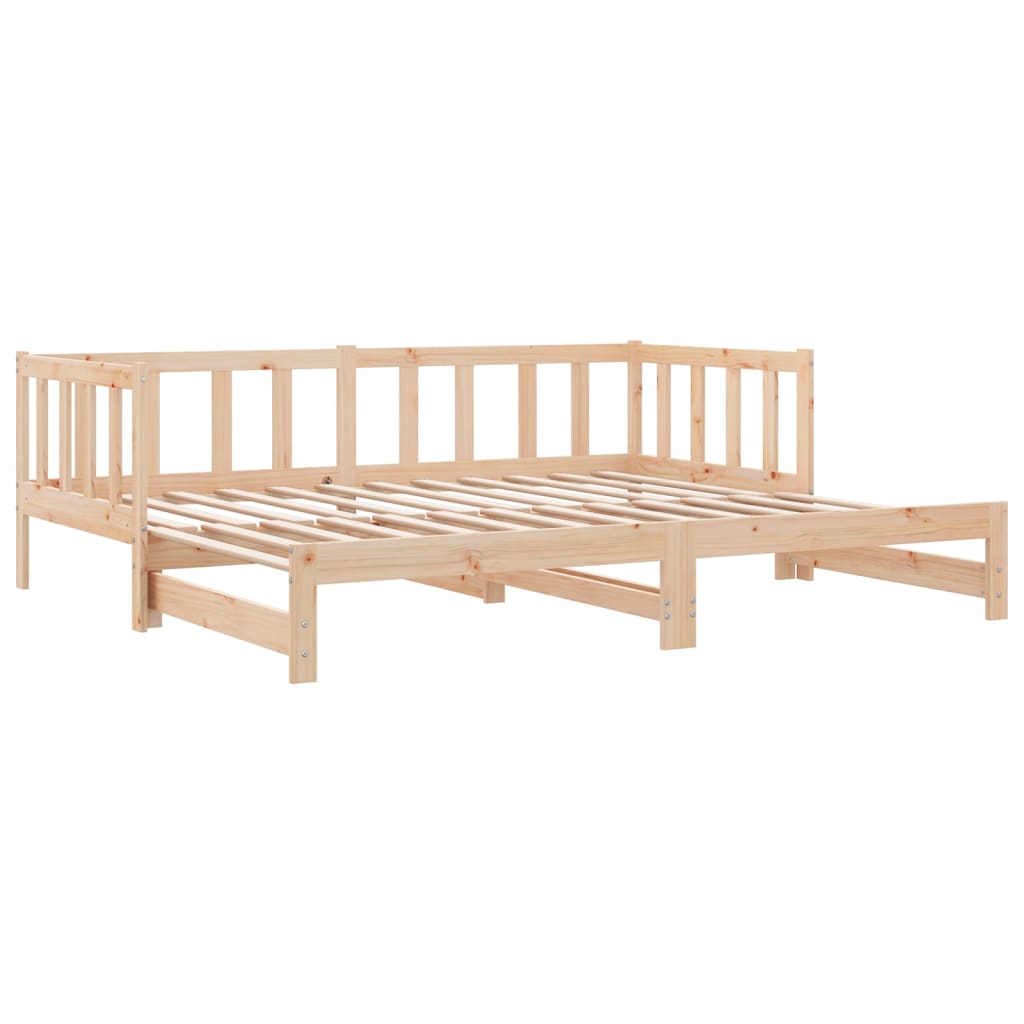 Uttrekkbar Dagseng 2X(80X200) Cm Heltre Furu