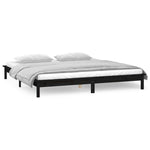 Sengeramme Med Led Svart 120X190 Cm Small Double Heltre