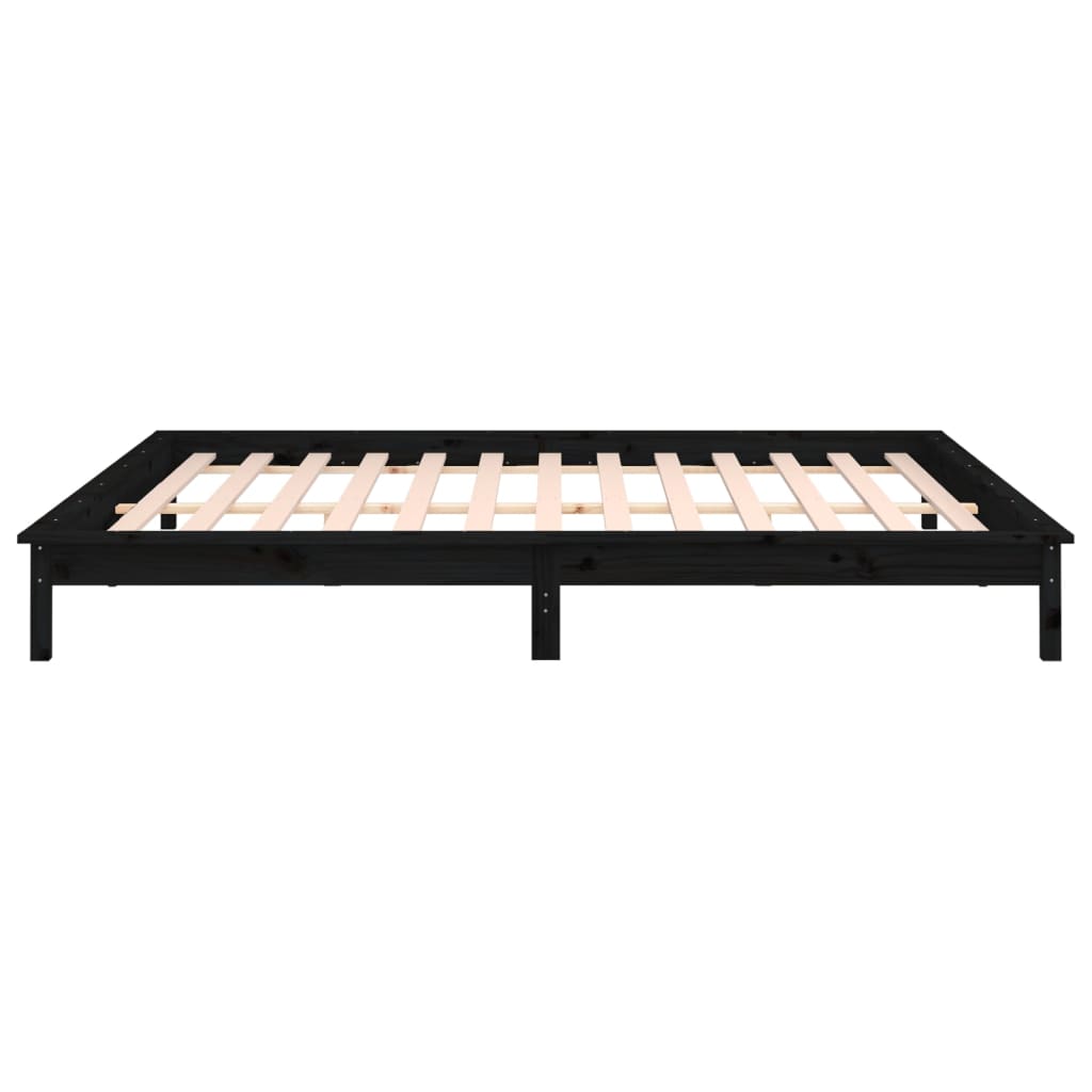 Sengeramme Med Led Svart 120X190 Cm Small Double Heltre